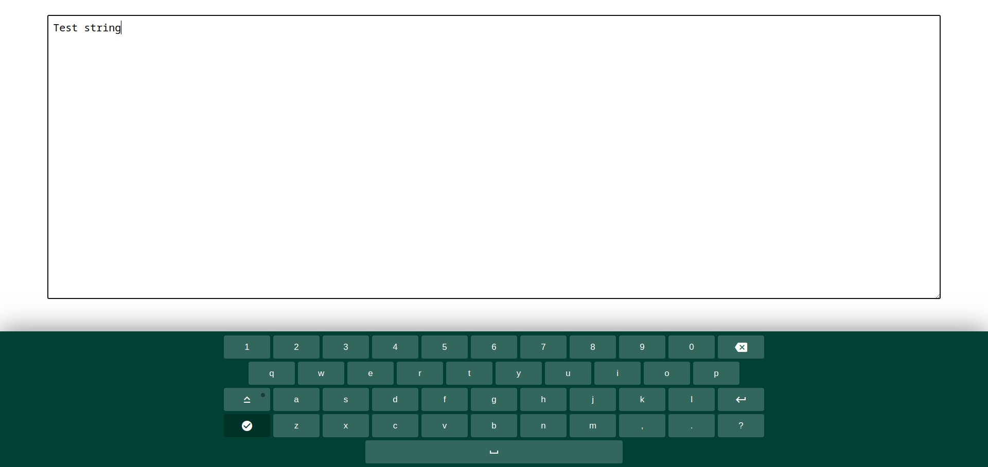 Project Virtual Keyboard preview